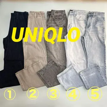 UNIQLO 청바지 5벌 와이드/와이드 스트레이트 등