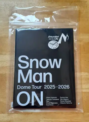 1336 Snow Man 돔 투어 2025-2026 ON 팜플렛