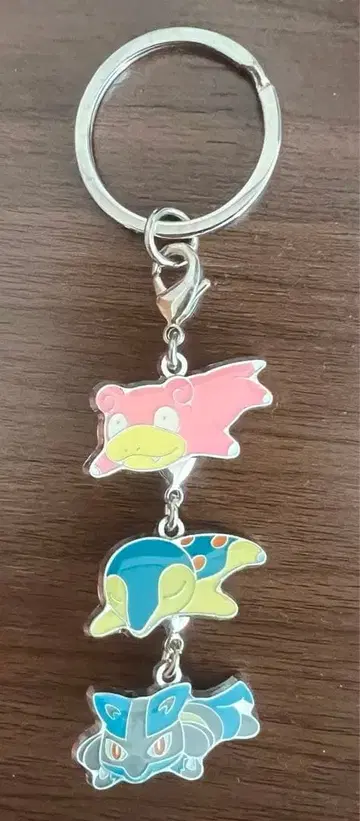 야돈 & 히노아라시 & 루카리오 축 늘어진 3단 키링 포켓몬 센터 한정판