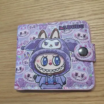 JUBU 캐릭터 지갑 보라색