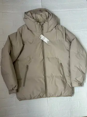 [ 미사용 새상품 ] L 히트 패디드 블루종 베이지 남성용