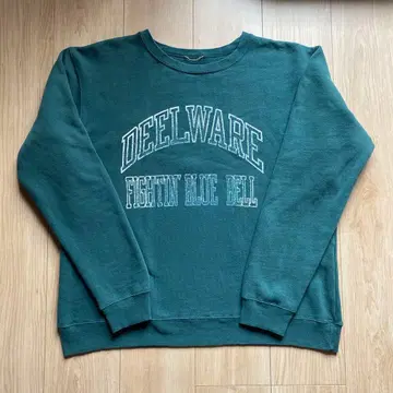 Deuxieme Classe 프린트 맨투맨 그린