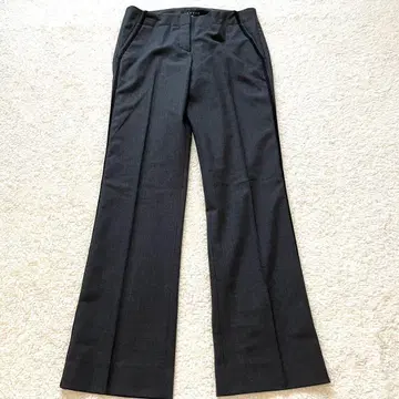 theory 팬츠 사이드 라인 슬랙스 AUGUSTA 짙은 그레이 S