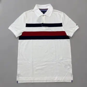 새상품 TOMMY HILFIGER 피케 셔츠 반팔 컬러 T셔츠 S