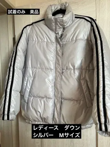 [ 새상품급 ] 여성용 다운 M 실버