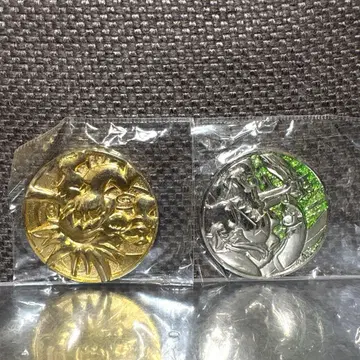 극장판 포켓몬 디아루가 VS 파르키아 VS 다크라이 기념 메달 2개 세트