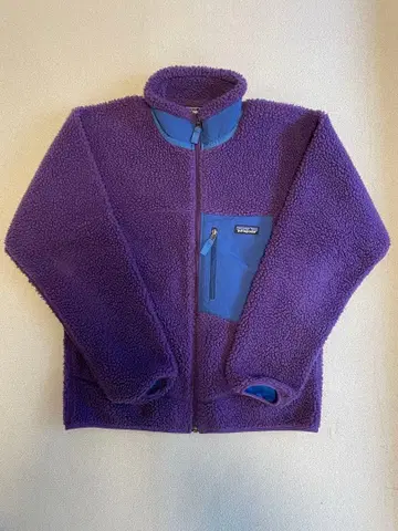 patagonia 레트로X 플리스 자켓 보라색 M 사이즈
