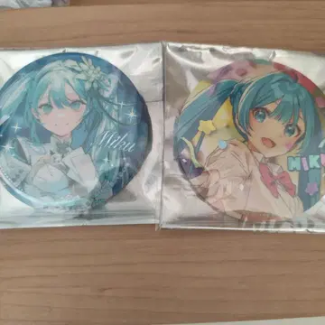 하츠네 미쿠 39CULTURE 캔뱃지 2점 보컬로이드