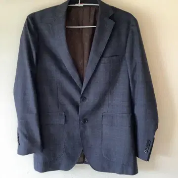 오리히카 멋스러운 체크 무늬 네이비 자켓 LL 아오키 팬에게도