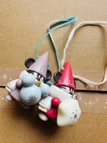 릴린린 캡슐 토이 브라운 베이지 & 빨간색 2개 세트