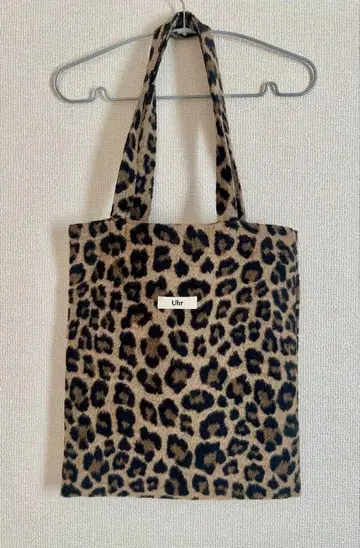 Uhr / 우아 Spick & Span 별주 레오파드 토트백 브라운