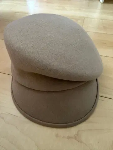 베이지 플리스 헌팅 캡 HUMAN FELT5