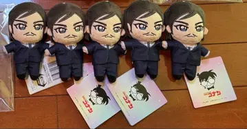명탐정 코난 모로후시 타카아키 봉제 인형 5체 세트