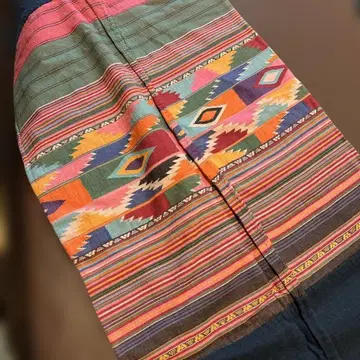 태국 메오족 민족 의상 스커트 빈티지