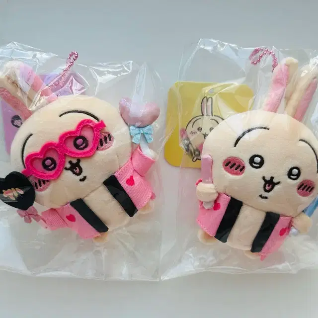 치이카와 우사기 오타쿠 하트 안경 펜라이트 부채 응원봉 마스코트