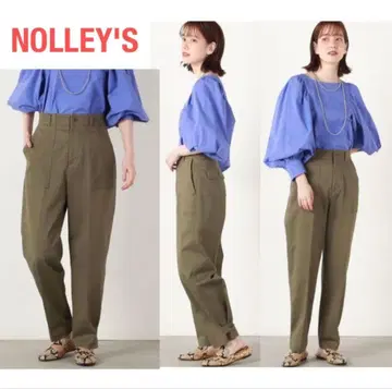 미사용 노리즈 스트레치 베이커 팬츠 36 카키 카고 팬츠