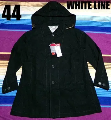 새상품 WHITE LINE x Dupon 스텐카라 코트 44(S) 블랙