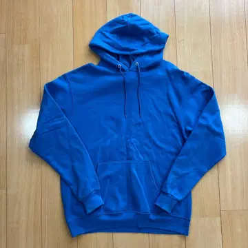 [ 챔피온 ] 후드 맨투맨 / 블루