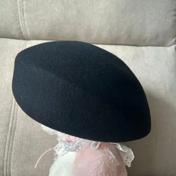 RUBEN 모자 베레모 펠트 울 블랙 검정 루벤