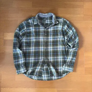 00s Eddie Bauer 플란넬 셔츠 옴브레 체크