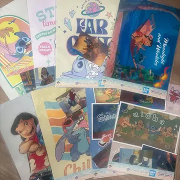 반다이 스티치 포스터 엽서 8매 세트