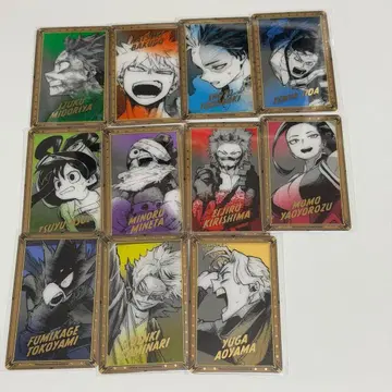 나의 히어로 아카데미아 원화전 금박 클리어 카드 컬렉션 11종