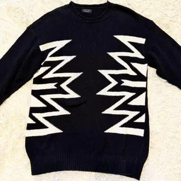 ZARA MAN 자라 긴팔 니트 블랙 USA L