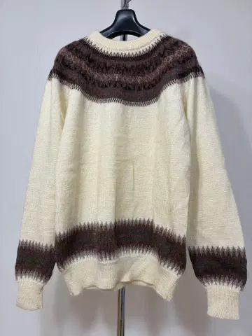 gim 짐 퓨어 울 노르딕 무늬 스웨터