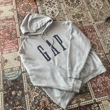 인기 색상 빅 로고 그레이 네이비 빅 루즈 GAP 후드티