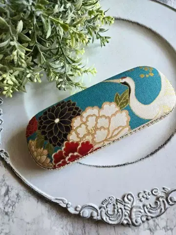 설날에! 일본풍 패턴 학 안경 케이스