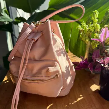 핑크 복조리형 숄더백