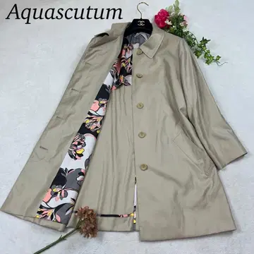 J732 XL 13 아쿠아 스큐텀 스텐카라 코트 여성용