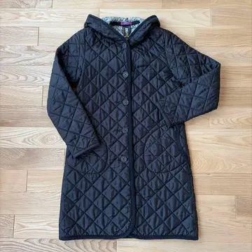 Lavenham 블랙 퀼팅 자켓 38