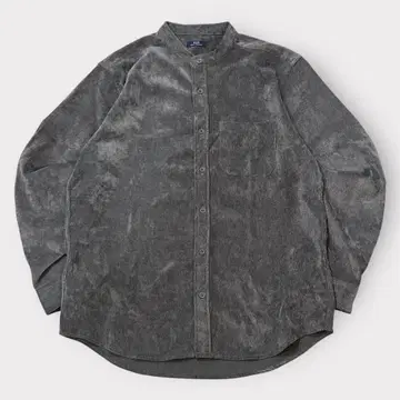 아이템즈 어반 리서치 코듀로이 셔츠 노카라 L