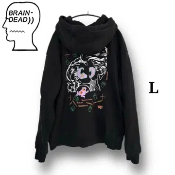 대특가! BRAIN DEAD hoodie black L