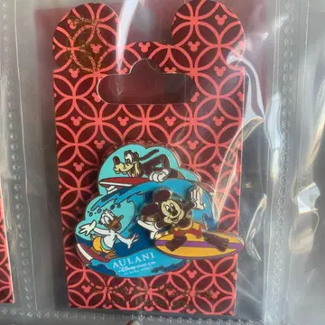아우라니 리조트 디즈니 캐릭터 핀 배지 하와이 미키 한정판