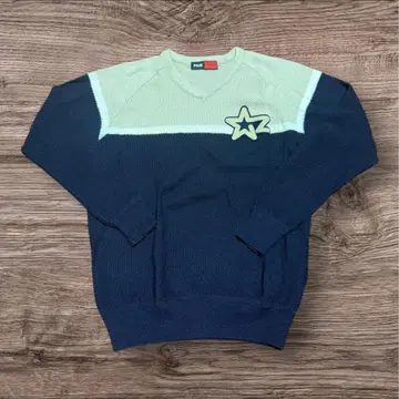 새상품급 PING 핑 골프웨어 니트 스웨터 베이지 네이비 M 사이즈