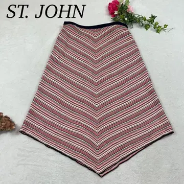 J733 미사용 새상품 L 8 세인트 존 변형 니트 무릎 기장 여성용