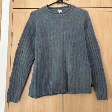 Calvin Klein Jeans 그레이 니트 스웨터 M