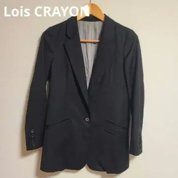 로이스크레용 테일러드 자켓 겉옷 블랙 M 울