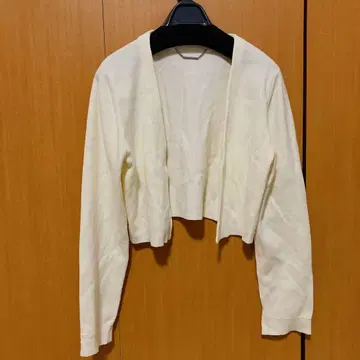 셀포드 CELFORD 총침 가디건 볼레로 화이트