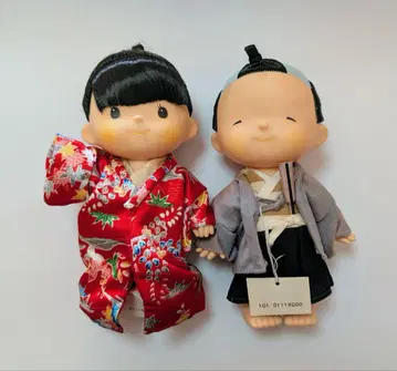 레어 쇼와 레트로 스즈노야 스즈타로 스즈코 소프트 비닐 인형