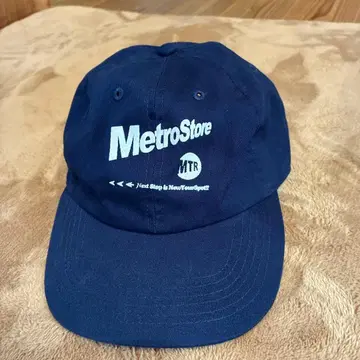 MetroStore Cotton Wash Cap navy