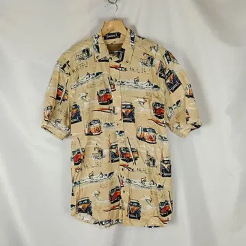 CLEAR WATER 알로하 셔츠 M  서핑 B3963