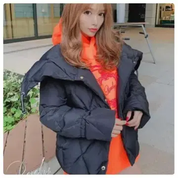 Rady 다이아 퀼트 다운 자켓 블랙 M