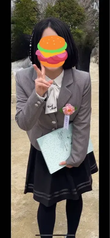 졸업식 블레이저 스커트 세실 맥비