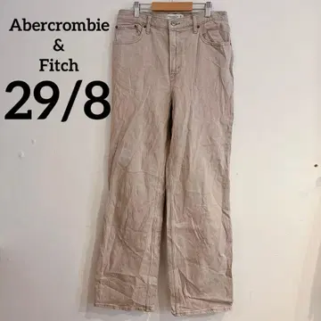 Abercrombie & Fitch [29/8] 베이지 데님 플레어