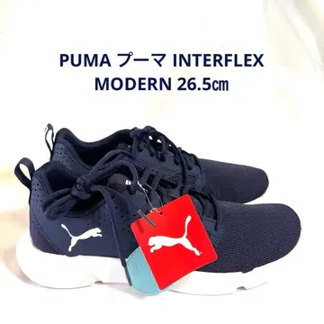 PUMA 인터플렉스 모던 네이비 컬러 스니커즈