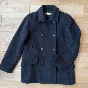 미착용 새상품 J.Crew 블랙 울 피코트 XS