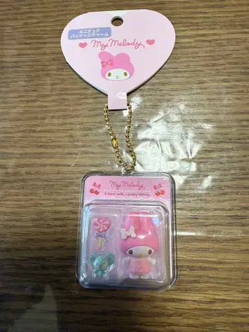 마이멜로디 미니어처 패키지 참 마이멜로디 키링